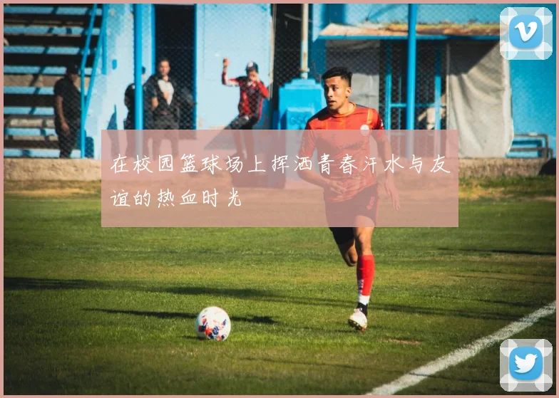 在校园篮球场上挥洒青春汗水与友谊的热血时光
